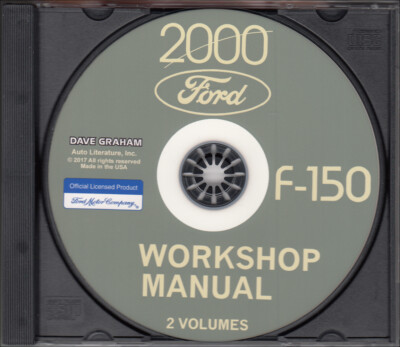 2000 Ford F-150 Shop Manuell Set Cd-Rom F150 Pickup Truck Service Werkstatt