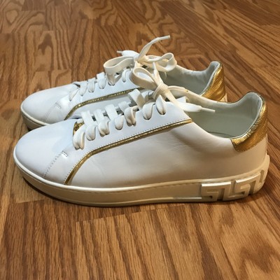 versace medusa gold trim sneakers