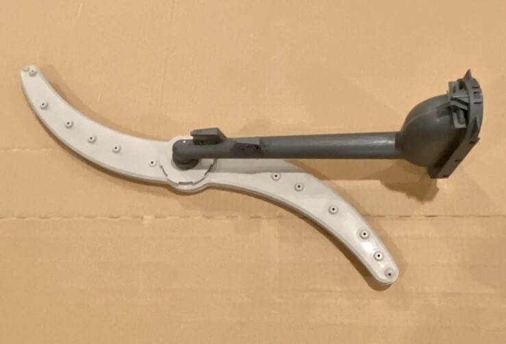 WD22X27740 GE Dishwasher Short Mid Spray Arm with Conduit Mid Assembly eBay