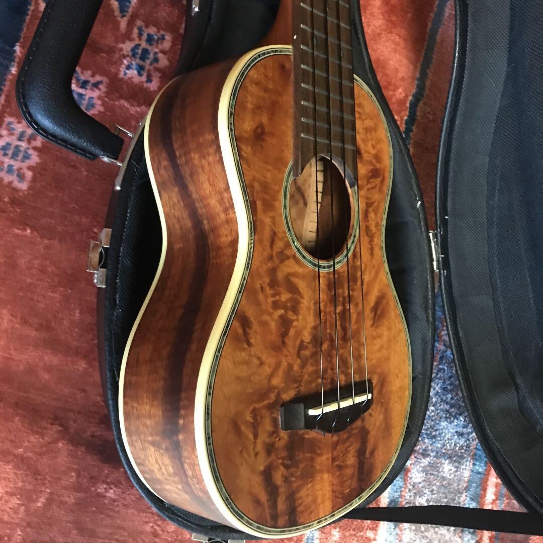 Ukulele Honu KW-88 All Veneer Tortoise Shaped Inlay | eBay 