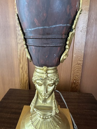 Louis Philippe Ormolu & Marble Candelabra Now Mounted As A Lamp. 34.5 H, 19th C - Picture 13 of 14