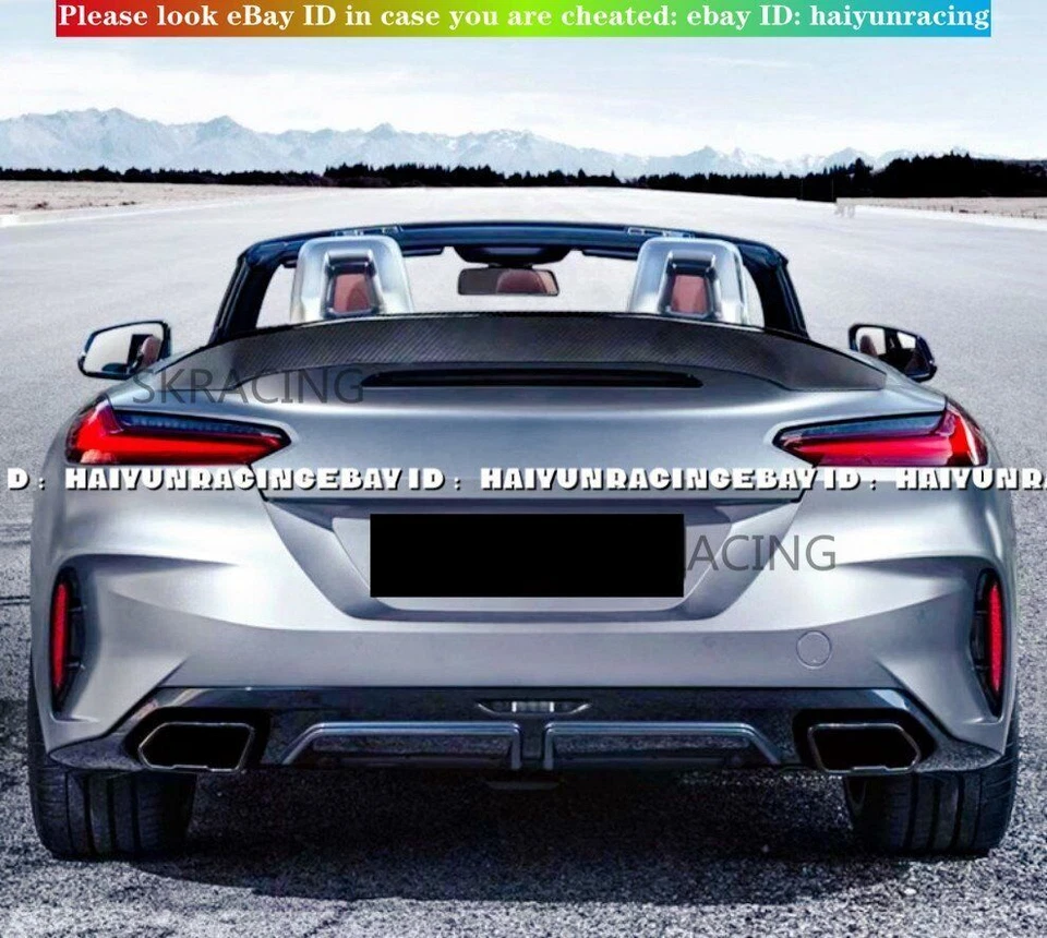Fit For BMW Z4 G29 Convertible 2020-2021 Gloss black Rear Trunk Spoiler Wing - Image 3 of 4
