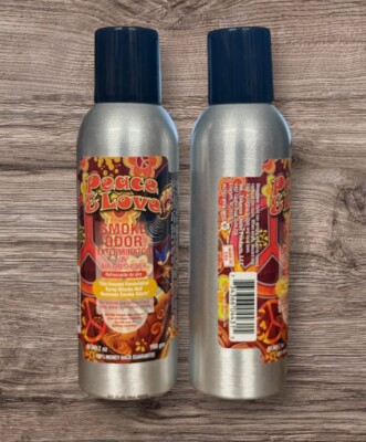 Smoke Odor Exterminator  Peace & Love 2 Packs 7 oz Large Spray