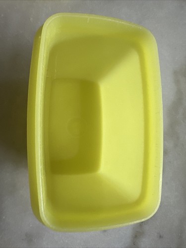 Vintage Tupperware Yellow Storage Container with Lid • 1243-5 • - Picture 8 of 12
