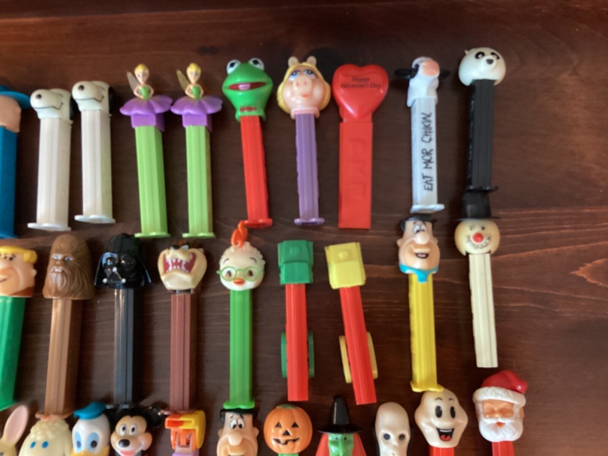 アメコミ OLDPEZ 90'sPEZ Unopened 20packs withBOX Vintage Lot Of 20 Pez Dispensers SOME UNOPENED SOME LOOSE | eBay
