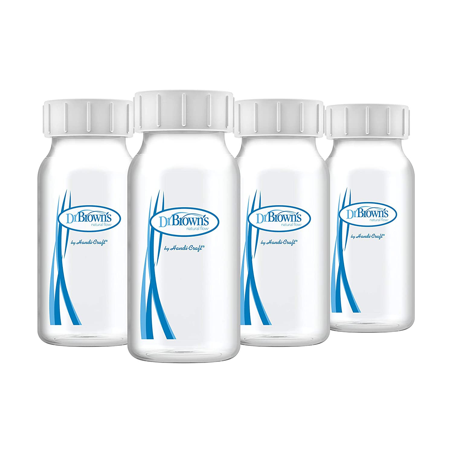 Breastmilk Storage and Collection Bottles - 4 Oz (Pack of 4)