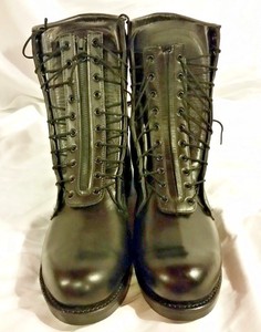 narrow combat boots