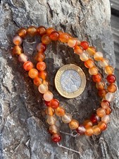 Red Agate* - Semi Precious - Gemstone Beads 6mm 37cm Strand - Jewellery Making