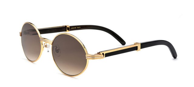 real gold frame sunglasses