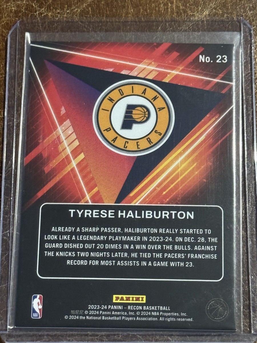 2023-24 Recon Tyrese Halliburton Future Legends /25 Indiana