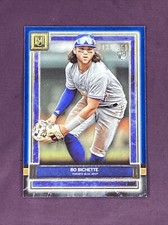 Bo Bichette 2020 Topps Museum Collection Blue Parallel SP RC /150 Blue Jays