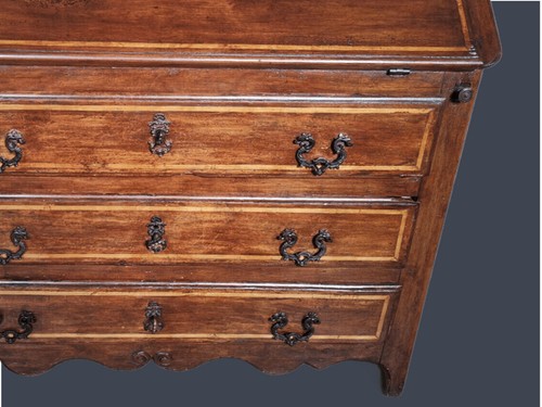TRUMEAU IN NOCE LUIGI XV ORIGINALE EPOCA XVIII SECOLO ITALIA RESTAURATO - Foto 13 di 23