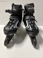 MammyGol Adjustable Inline Skates for Kids w/Light up Wheels Size  39-42 Youth