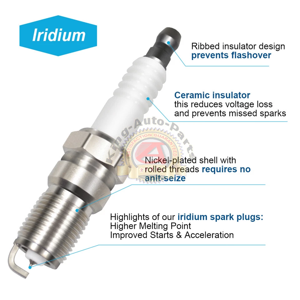 Set of 6 Ignition Coil + Iridium Spark Plug for 2003-2008 Ford Escape 3.0L FD502 — 第 4/4 张图片