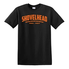 SHOVELHEAD Orange Years T-SHIRT - Harley Davidson Biker Motorcycle