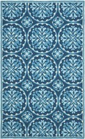 Charlton Home® Carvalho Blue Area Rug Charlton Home® Carvalho Blue Area Rug