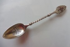 alter Sammel-Löffel ,Andenkenlöffel ,800 Silber ,emailliert , Innsbruck 