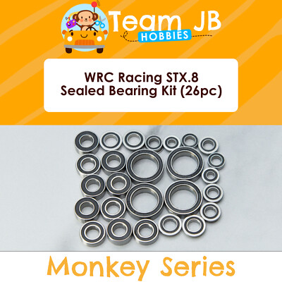 WRC Racing STX.8 - 26 Pcs Rubber Sealed Bearings Kit
