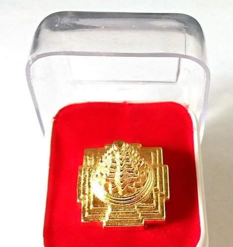 Pendentif Sri Shree Shri En Asthadhatu - Perles Rudraksha 5 Faces Pour La Paix Et La Prospérité