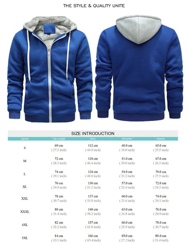 Chaqueta polar con capucha para hombre Abrigo informal Ropa deportiva Invierno Cálida Sudadera con capucha - Imagen 3 de 18