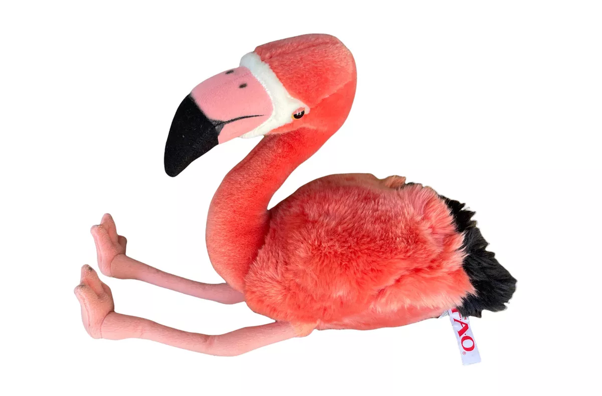 Large plush best sale flamingo