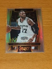 SPURS JONATHON SIMMONS 2016-17 PANINI SELECT SILVER PRIZM #94