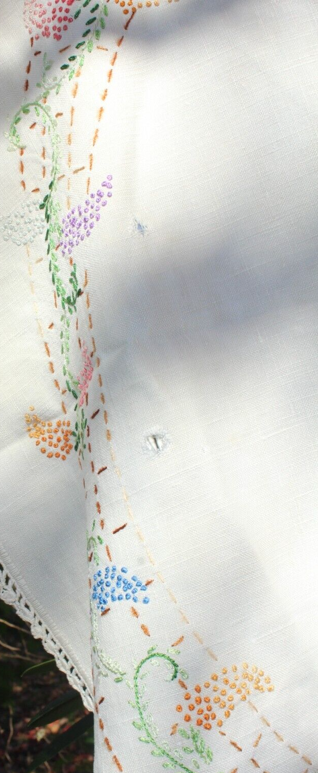 Grape Embroidered Table Cloth eBay