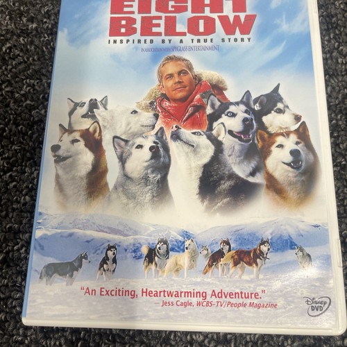 Walt Disney Eight Below DVD Paul Walker Siberian Husky Dog Inspired True Story - Picture 3 of 11