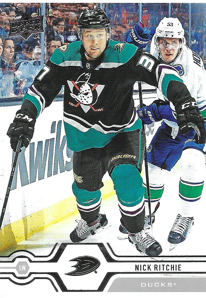 19-20 2019-20 Upper Deck Nick Ritchie #176-Ducks