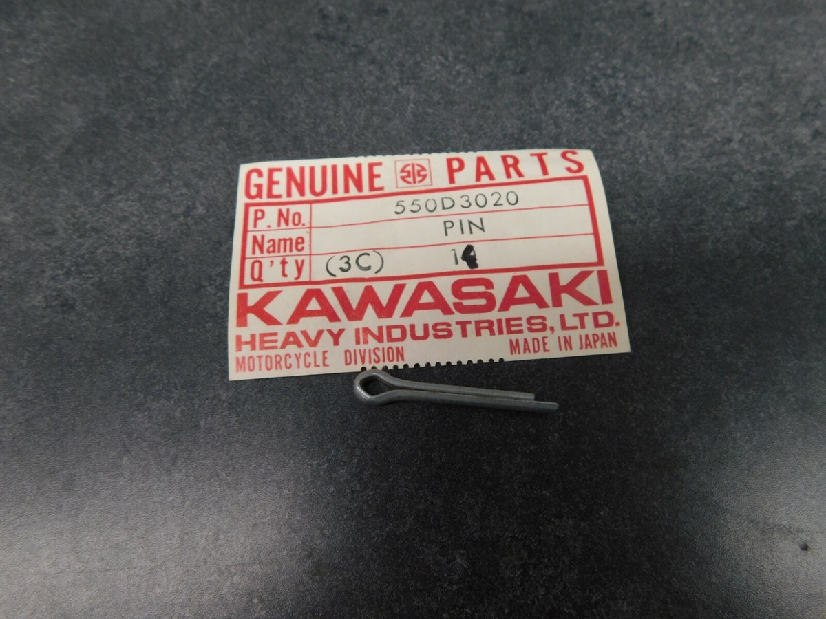 Kawasaki NOS Cotter Pin 3x20 W1 S2 A1 A1 A7 AN KD KZ KEF KLF KSF