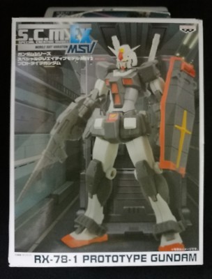 Banpresto Gundam Scm Ex S C M Ex Msv Rx 78 1 Prototype Gundam Action Figure Ebay