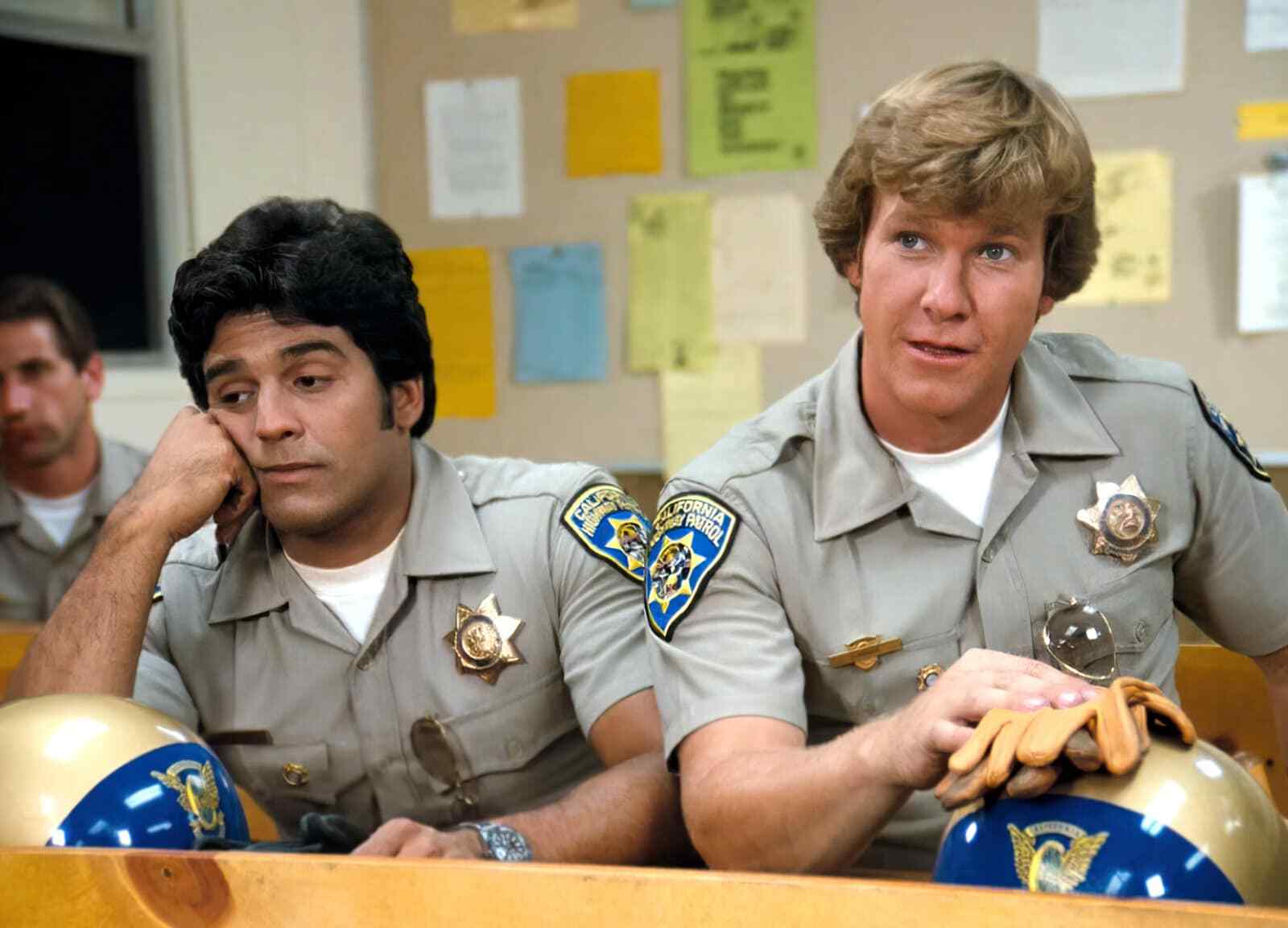 Larry Wilcox Erik Estrada Chips Highway Patrol Police Photo Poster 11