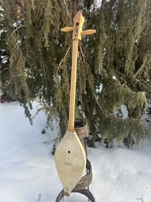 Tovshuur with Goat Skin   Elm Body, Altai Strings, Great Sound