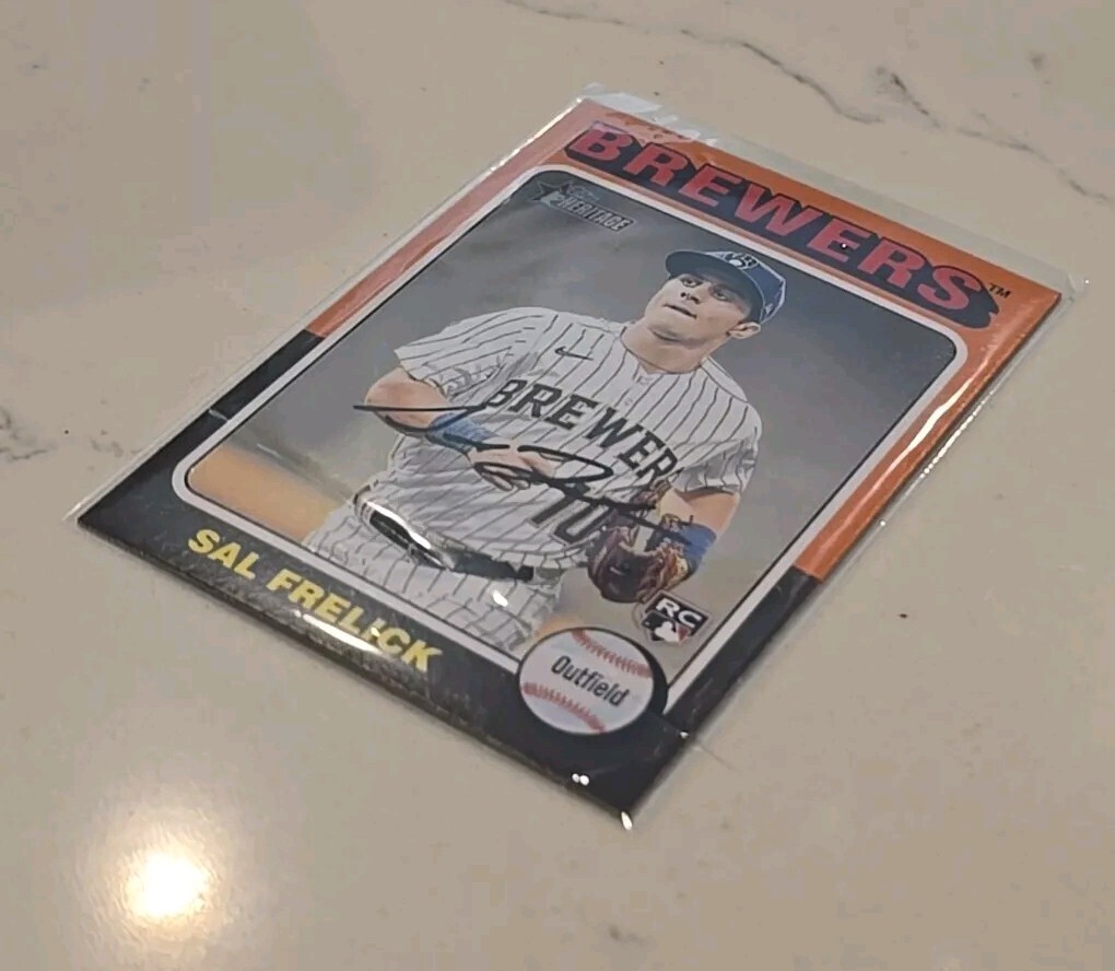 2024 Topps Heritage Rookies Flip Stock Sal Frelick #451 Rookie RC