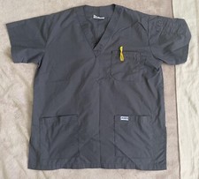SCRUB Top Bottom Doctor Surgeon Nurse Orderly Dark Grey