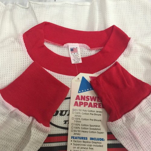 Can-am Racing Team Jersey Vented Large Answer Products Made in USA Motocross - Picture 5 of 12