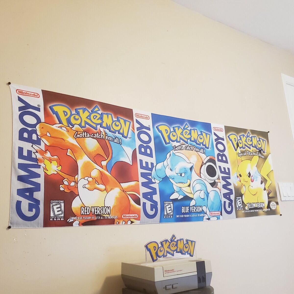 Viewing full size Pokemon Red, Yellow, & Blue box cover