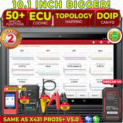 LAUNCH X431 V+ 5.0 PRO3S+ & SmartLink C HD3 Heavy Duty Truck Diagnostic Scanner