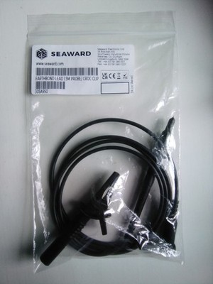 Original Seaward 305A950 PAT Testing Earth Bond Lead with Detachable Croc Clip