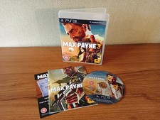 Max Payne 3 PS3 Complete With Manual Good Condition