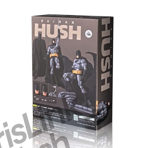 CT Toys MAFEX No.126 Hush Batman Black Ver. Action Figure New Boxed - Picture 3 of 7