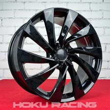 4x 19 Interlagos Style 8j Et40 5x112 Black Wheels Fits For Vw Golf Jetta Caddy
