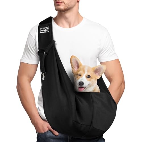 Adiwo Puppy Carrier - Reversible Hands-free Dog Carry  Assorted colors 