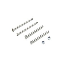 TLR234098 TLR Front Hinge Pin and King Pin Set, Polished: All 22