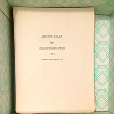 Jericho Falls Christopher Hyde Original Vintage 1986 Manuscript Typed paper 