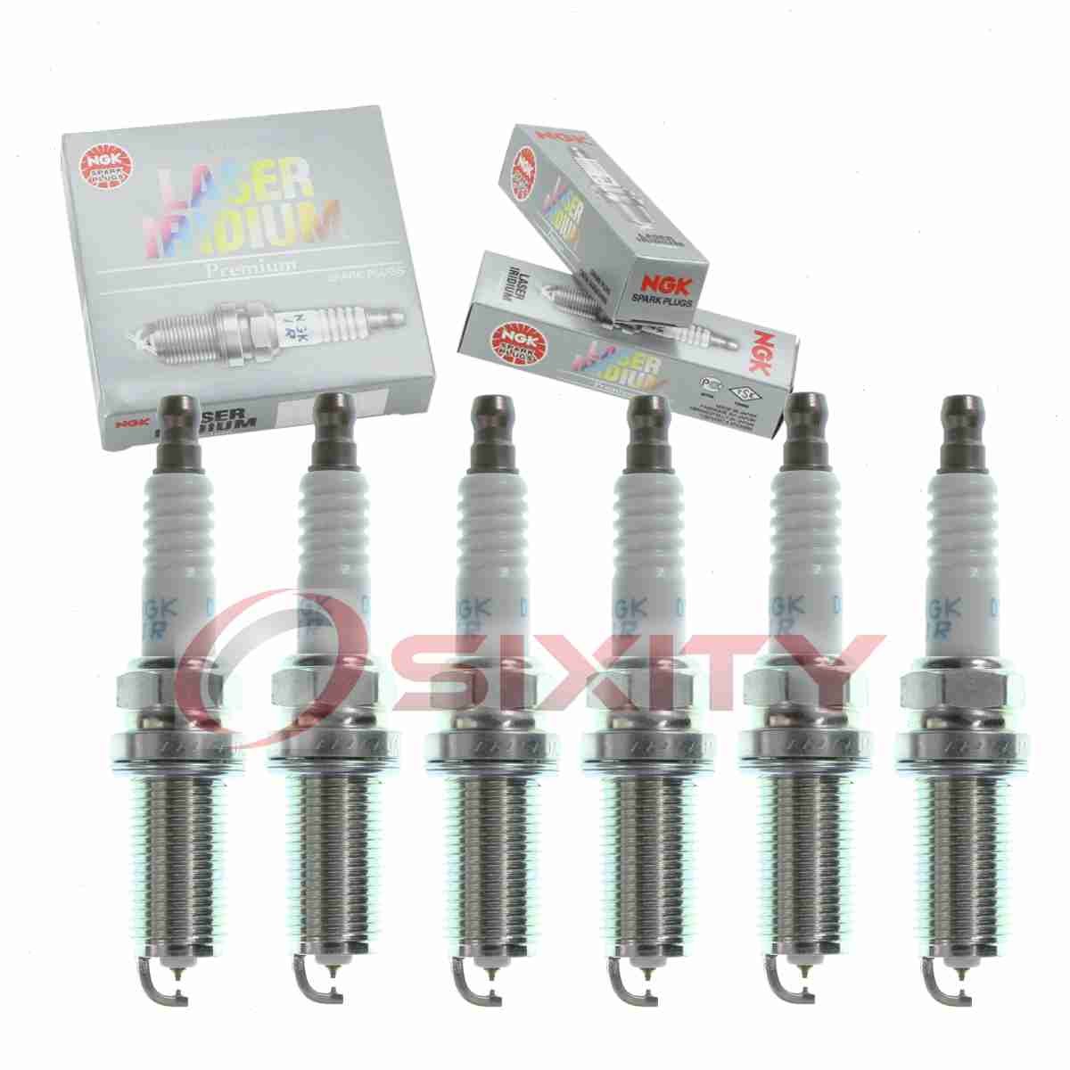6 pc NGK Laser Iridium Spark Plugs for 2012-2014 Volvo XC90 3.2L L6 Ignition ok