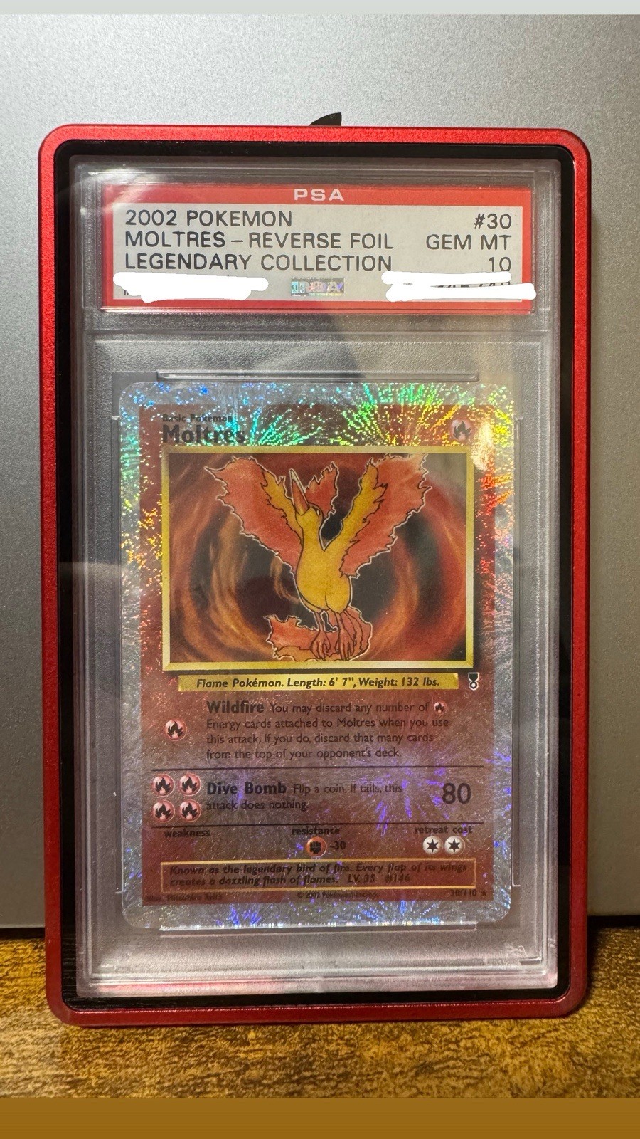 Pokemon Moltres Legendary Collection Reverse Holo #30 PSA 10 Gem Mint *POP 43*