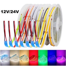 12V 24V COB LED Strip 320LEDs/m High Density Flexible Led Tape Lights