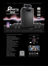Meta HiFi R10 Home Theater Speaker System 7.1 Channel 2500W Bluetooth