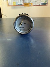 Faria White and Baby Blue Trim Gauge